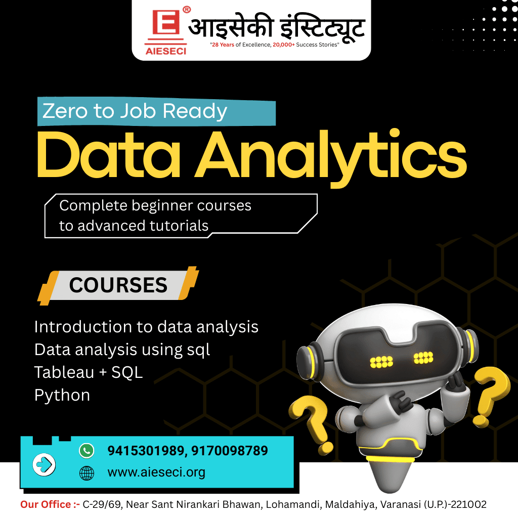 Best Data Analytics Course in Uttar Pradesh - Aieseci Institute